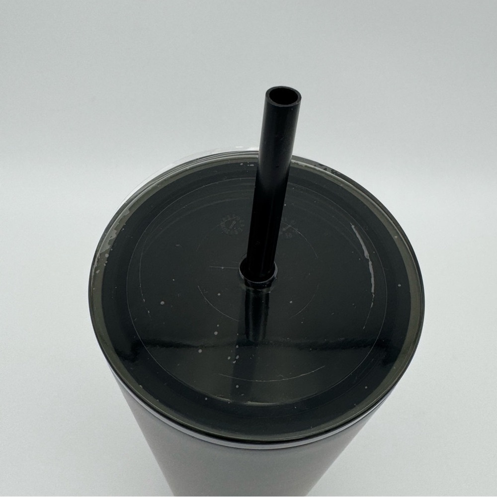 Starbucks Matte Black Tumbler Cup Venti Double Walled Stainless Cold Cup 20 oz - Picture 7 of 13